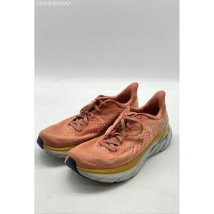 Hoka Orange and Yellow Athletic Clifton 8 Sz 10